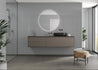 Fibo contemporary medium grey tile effect pk 2, Fibo Panels,  Plywood Wet Wall Panels, 1