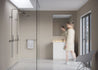 Fibo contemporary warm grey tile effect pk 2, Fibo Panels,  Plywood Wet Wall Panels, 2