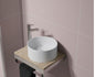 Fibo contemporary dusky pink tile effect pk 2, Fibo Panels,  Plywood Wet Wall Panels, 5