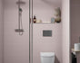 Fibo contemporary dusky pink tile effect pk 2, Fibo Panels,  Plywood Wet Wall Panels, 8