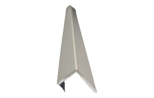 Fibo Aluminium J-Shaped End Cap Profile 2.4m