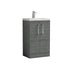 nuie 500mm floor standing 2 door vanity polymarble basinpal004, Nuie, Sink Vanity Unit, Basin Unit, 1