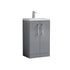 nuie 500mm floor standing 2 door vanity polymarble basinpal030, Nuie, Sink Vanity Unit, Basin Unit, 1