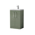nuie 500mm floor standing 2 door vanity polymarble basinpal118, Nuie, Sink Vanity Unit, Basin Unit, 2