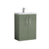 nuie 600mm floor standing 2 door vanity polymarble basinpal119, Nuie, Sink Vanity Unit, Basin Unit, 1