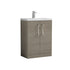 nuie 600mm floor standing 2 door vanity polymarble basinpal123, Nuie, Sink Vanity Unit, Basin Unit, 1