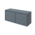 Paris 1200mm Wall Hung Basin Unit & Worktop - Matt Storm Blue
