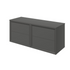 Paris 1200mm Wall Hung Basin Unit & Worktop - Matt Clay
