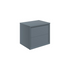 paris 600mm wall hung 2 drawer basin unit worktop matt storm blue, Alessio, Wall Hung Vanity Unit, 2