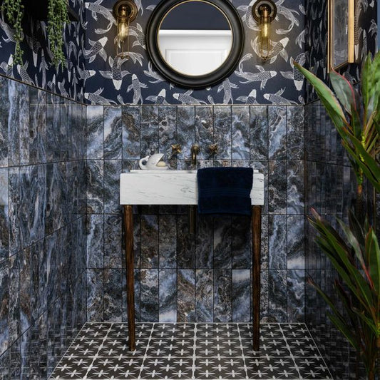 onix lapislazuli marble effect tiles 100x300mm, Ceramic Tiles, Marble Tiles, Metro  Tiles, Onyx Tiles, Wall Tiles, Blue Tiles, 1
