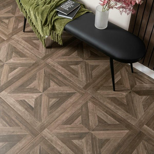 pavilion wenge wood effect tiles 600x600mm, Decor Tiles, Floor Tiles, Porcelain Tiles, Wood Effect Tiles, Wall Tiles, Brown Tiles, 1