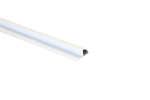 Quadrant Corner White 2450mm Length Aluminium Profile
