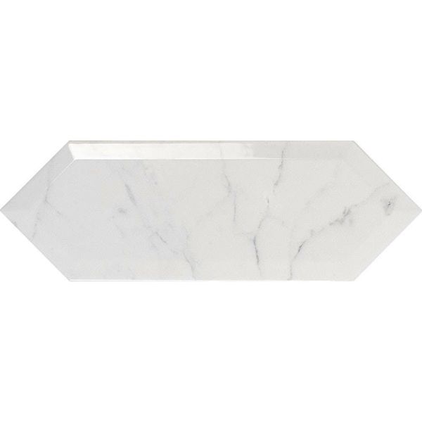 Pickett Bevelled Carrara Tiles 300x100mm