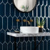 pickett bevelled navy blue tiles 300x100mm, Ceramic Tiles, Metro  Tiles, Wall Tiles, Blue Tiles, 1