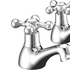 piero bath pillar taps, Alessio, Chrome Bath Taps, Taps, 4