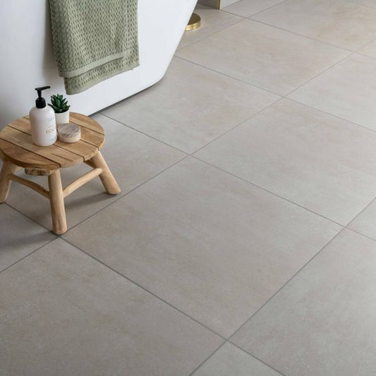 porto white matt concrete effect tiles 600x600mm, Concrete Effect Tiles, Floor Tiles, Porcelain Tiles, Wall Tiles, White Tiles, 1
