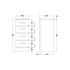 Nuie 4 Drawer Unit