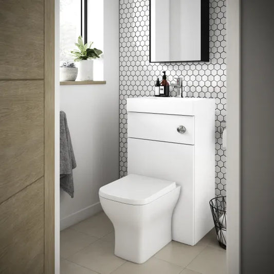 nuie 500mm basin wc unitprc145cb, Nuie, Sink Vanity Unit, Toilet Unit, 2
