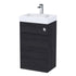 nuie 500mm basin wc unitprc645cb, Nuie, Sink Vanity Unit, Toilet Unit, 2