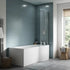 nuie 1700mm right hand p shaped bath setsbath23, B Shaped Shower Baths, Baths, P Shaped Shower Baths, Shower Baths, Nuie, 1