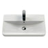 Core Soft Black 600mm Wall Hung 2 Door Unit & Basin