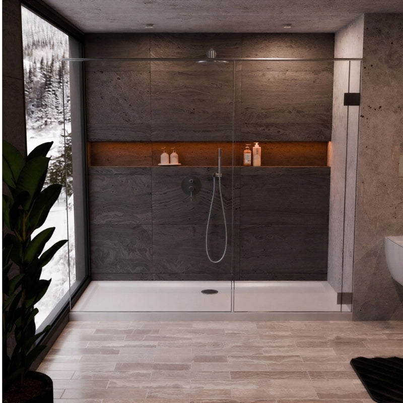 40mm Deluxe 1800x800mm Rectangular Shower Tray & Waste