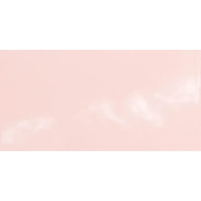 Monocolour Rosa Pink Flat Gloss Metro Tiles 200x100mm