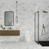 Riva White Matt Marble Effect Decor Wall Tile 600x300mm