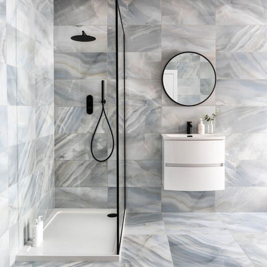 rodas smerato tiles 600x300mm, Floor Tiles, Metro  Tiles, Onyx Tiles, Porcelain Tiles, Wall Tiles, Blue Tiles, 1