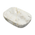 rome white marble effect ceramic washbowl 460x330mm, Alessio, Basins, Counter Top Bowl, 5