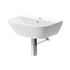 rosa cloakroom basin bottle trap 450x320mm, Alessio, Basins, Semi Pedestal Basins, 2