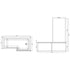 nuie 1700mm right hand square shower bath setsbath06, Baths, Shower Baths, Square Shower Baths, Nuie, 3