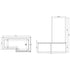 nuie 1600mm right hand square shower bath setsbath14, Baths, Shower Baths, Square Shower Baths, Nuie, 3