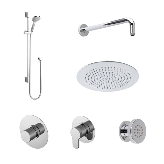 nuie 3 outlet arvan bundle with stop tapssbr134st3, Nuie, Concealed Valves Sets, Mixer Showers, 1