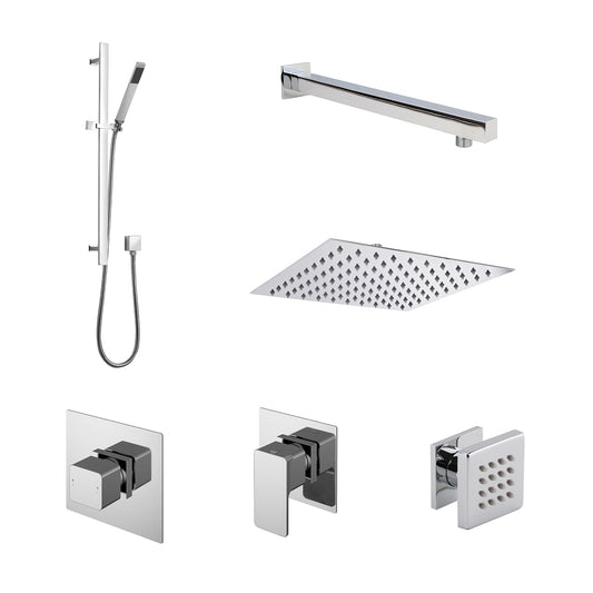 nuie 3 outlet windon bundle with stop tapssbs135st3, Nuie, Concealed Valves Sets, Mixer Showers, 1