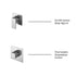 nuie 3 outlet windon bundle with stop tapssbs135st3, Nuie, Concealed Valves Sets, Mixer Showers, 2