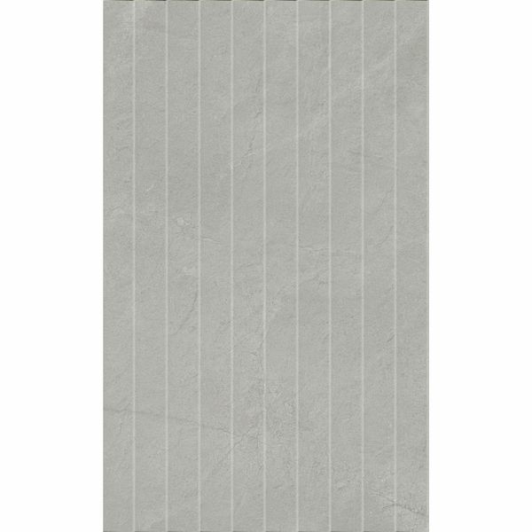 Artan Grey Decor Matt Stone Effect Wall Tiles 550x330mm