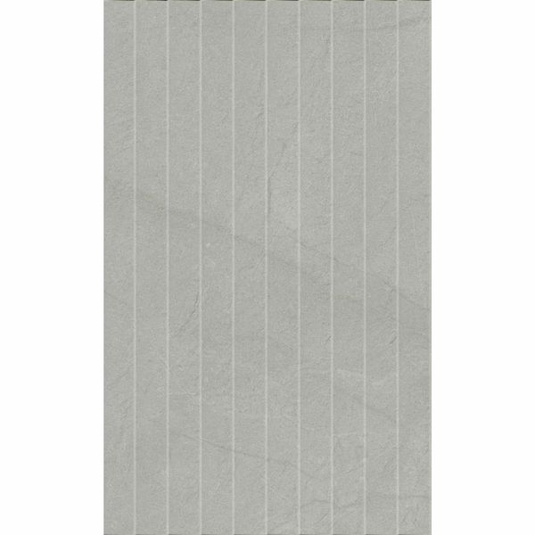 Artan Grey Decor Matt Stone Effect Wall Tiles 550x330mm