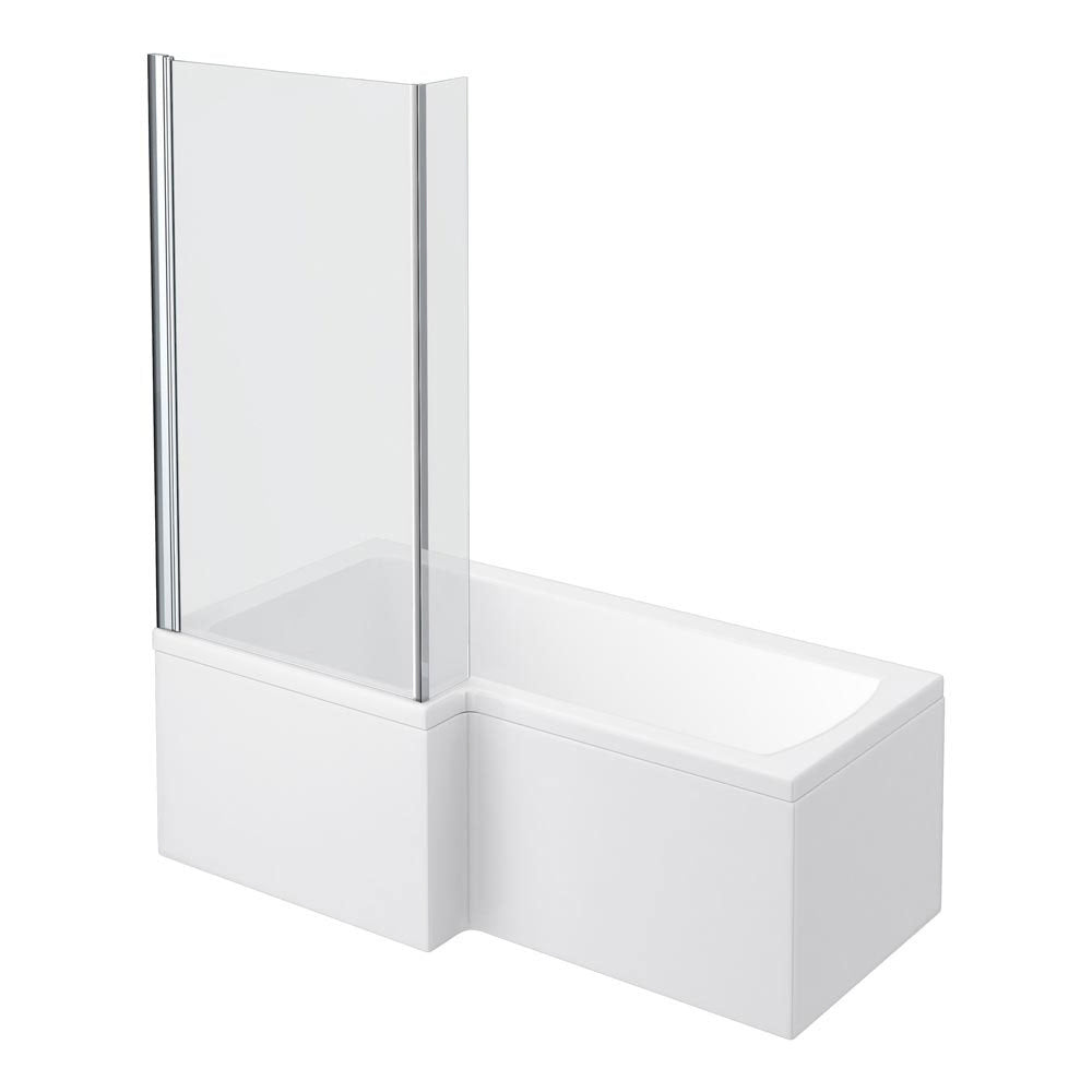 Alfie Shower Bath Suite 1700mm Left Hand Bath