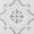 sirocco blue ornate tiles 223x223mm, Decor Tiles, Floor Tiles, Patterned Tiles, Porcelain Tiles, Wall Tiles, Blue Tiles, 2