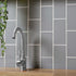 Liso Plata Brillo Tiles 200x100mm