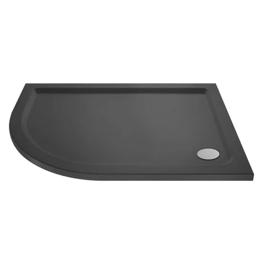 nuie offset quadrant shower tray lh 1200 x 900mmtr71114, Nuie, grey, Offset Quadrant Trays, Shower Trays, 1