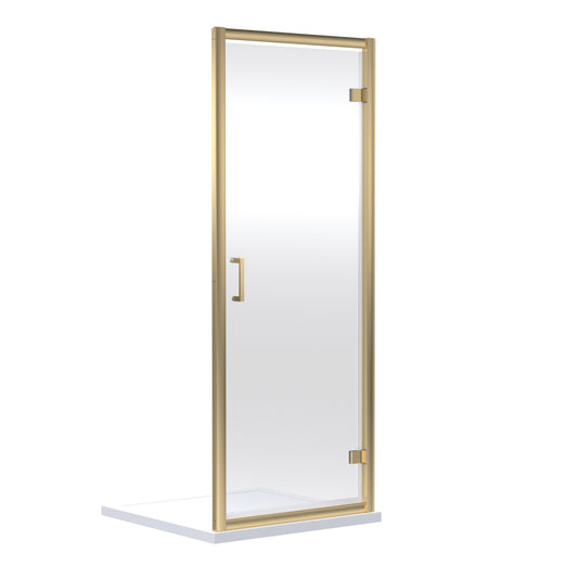 Nuie 1900 x 760mm Hinged Shower Door