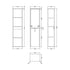 Nuie Lunar 350mm Tall Unit