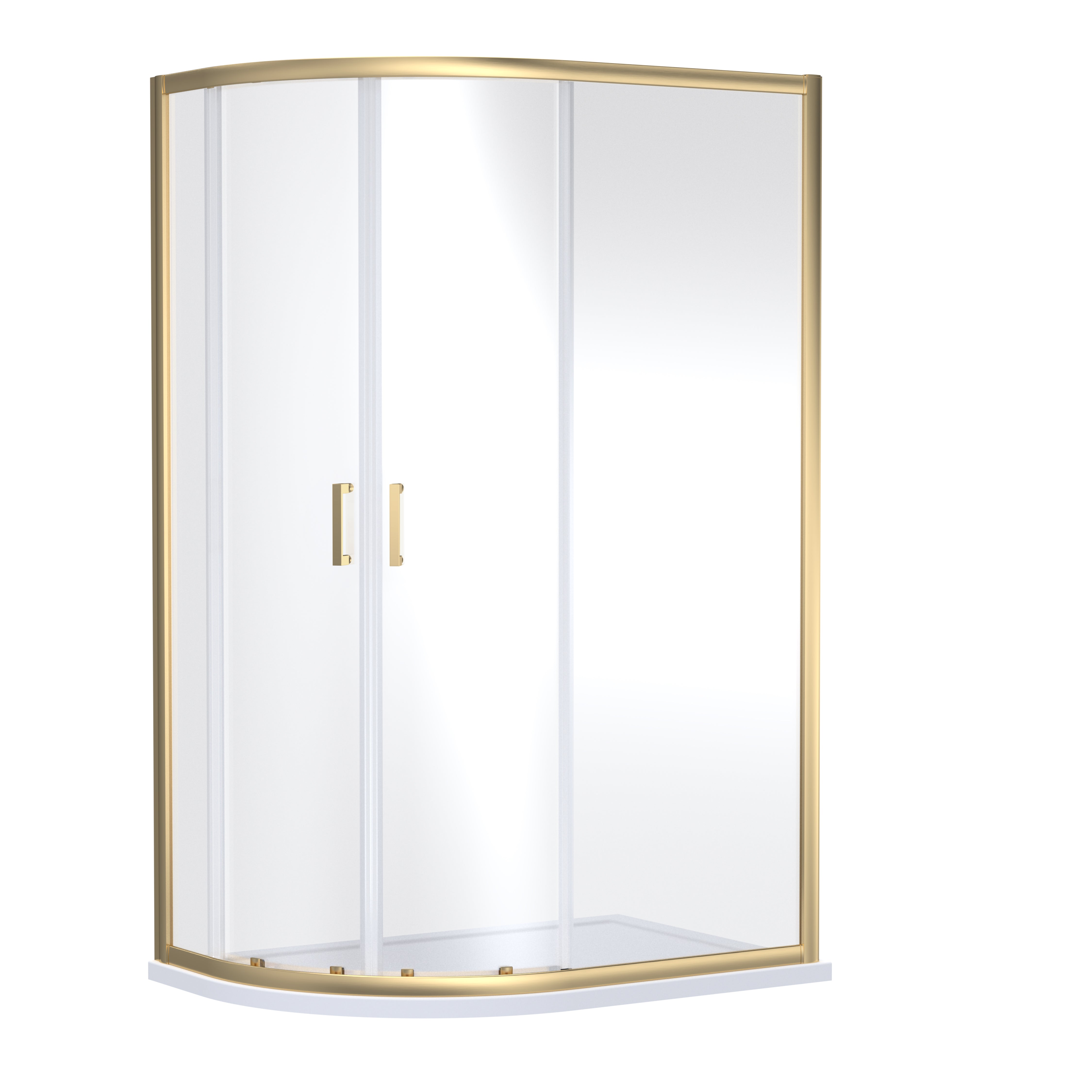 Nuie 1900 x 1000 x 800mm Offset Quandrant Shower Enclosure