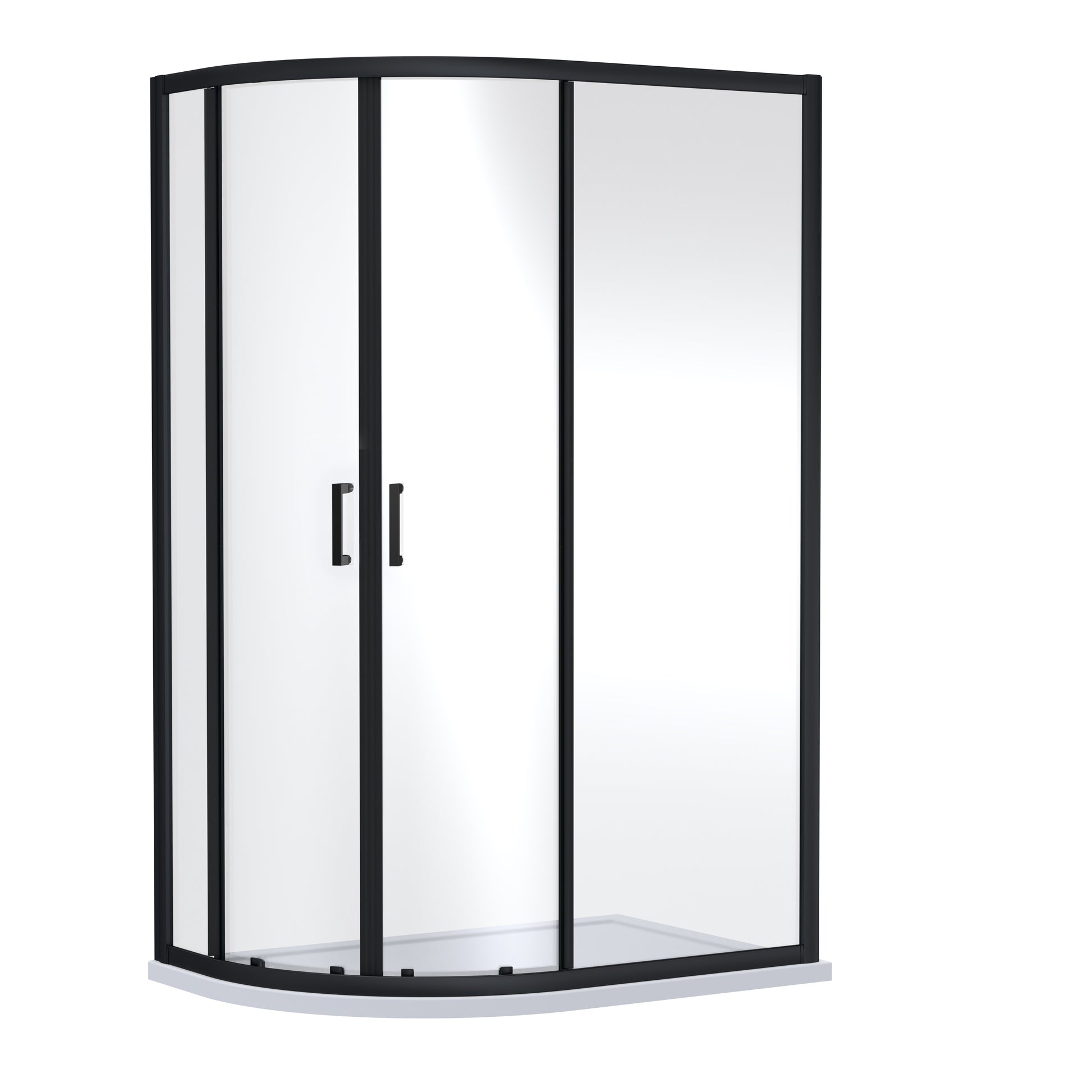 Nuie 1900 x 1000 x 800mm Offset Quandrant Shower Enclosure