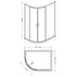 Nuie 1900 x 1000 x 900mm Offset Quandrant Shower Enclosure