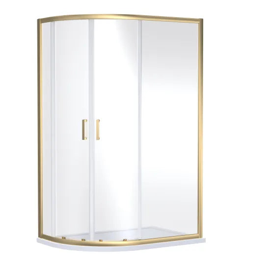 Nuie 1900 x 1200 x 800mm Offset Quandrant Shower Enclosure