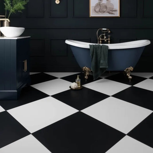 Cielo Nero Black Matt Plain Tiles 598x598mm