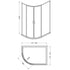 Nuie 1850 x 1000 x 800mm Offset Quad Enclosure